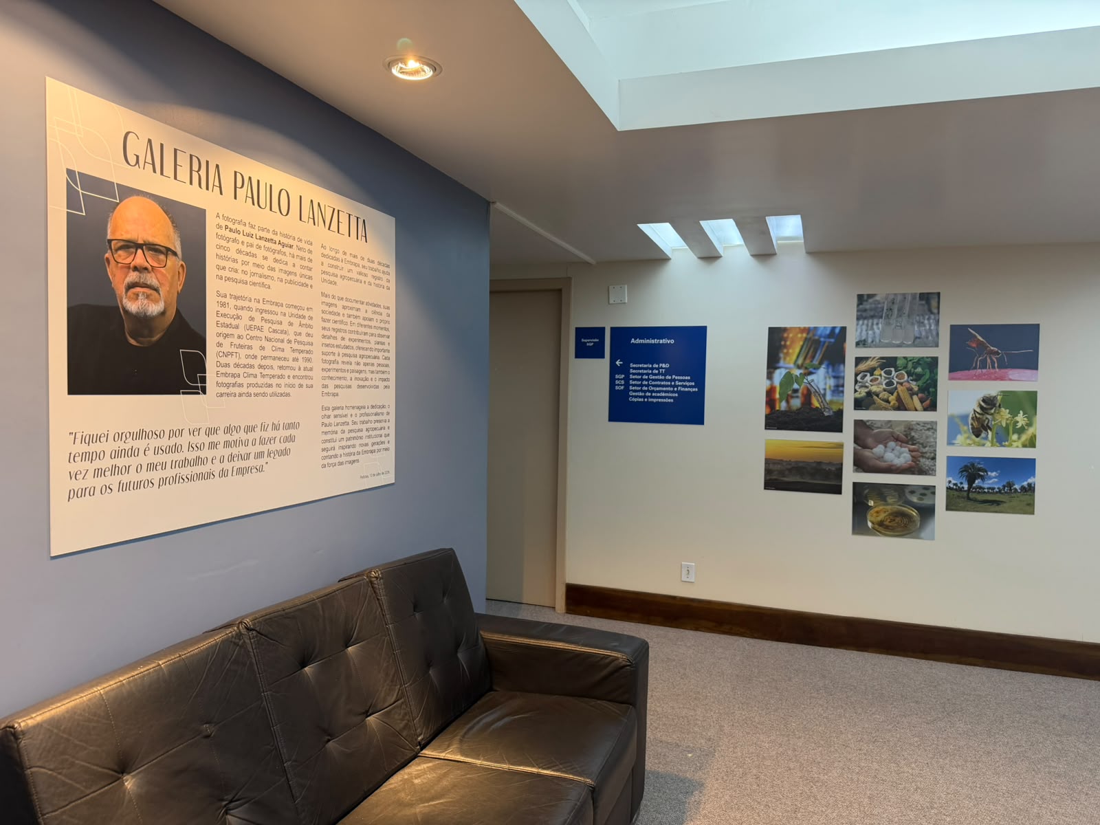 Embrapa cria galeria em homenagem ao fotógrafo Paulo Lanzetta