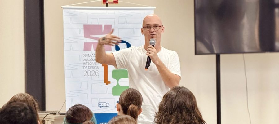 Fabio Haag fala sobre carreira, negócios e futuro do design em palestra na UFPel