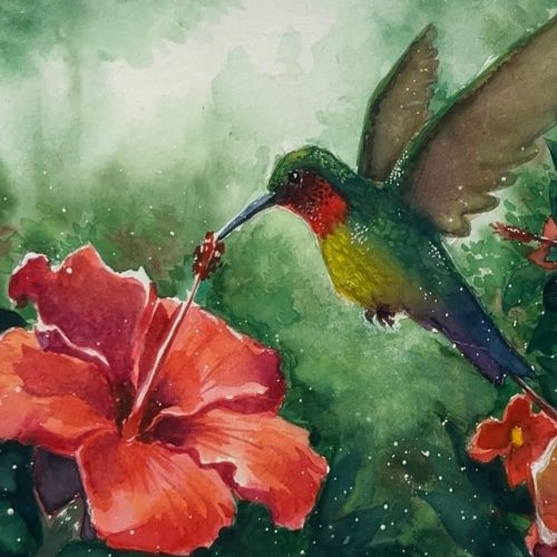 Ágape Galeria abre mostra de aquarelas com sete artistas