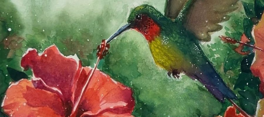 Ágape Galeria abre mostra de aquarelas com sete artistas
